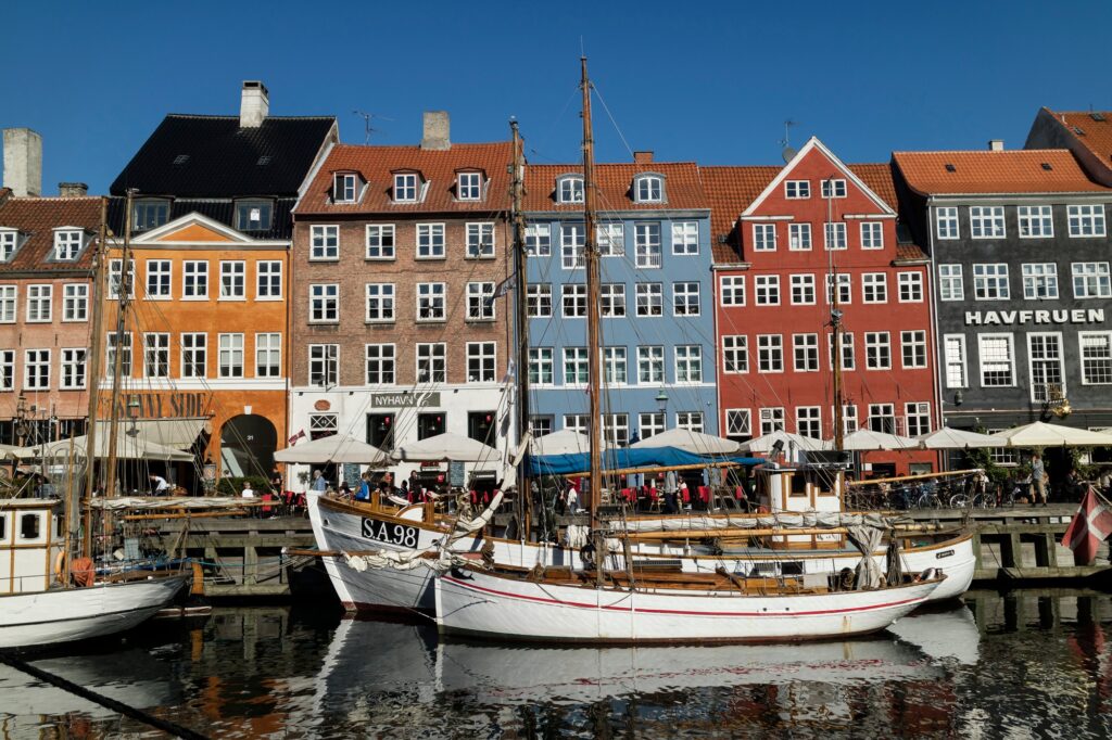 Nyhavn Canal in Copenhagen, Denmark